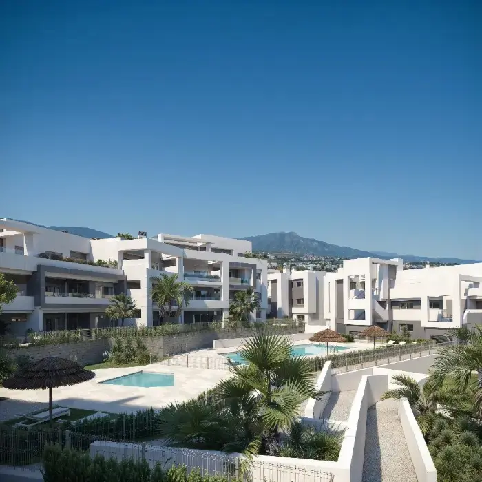 Apartamenty z basenami w Esteponie