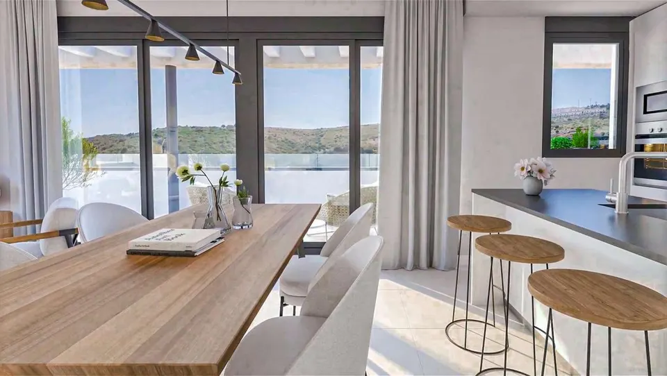 Penthouse z widokiem w Casares — zdjęcie