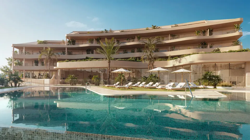 Apartamenty z widokiem na morze w Benalmádena Pueblo — zdjęcie