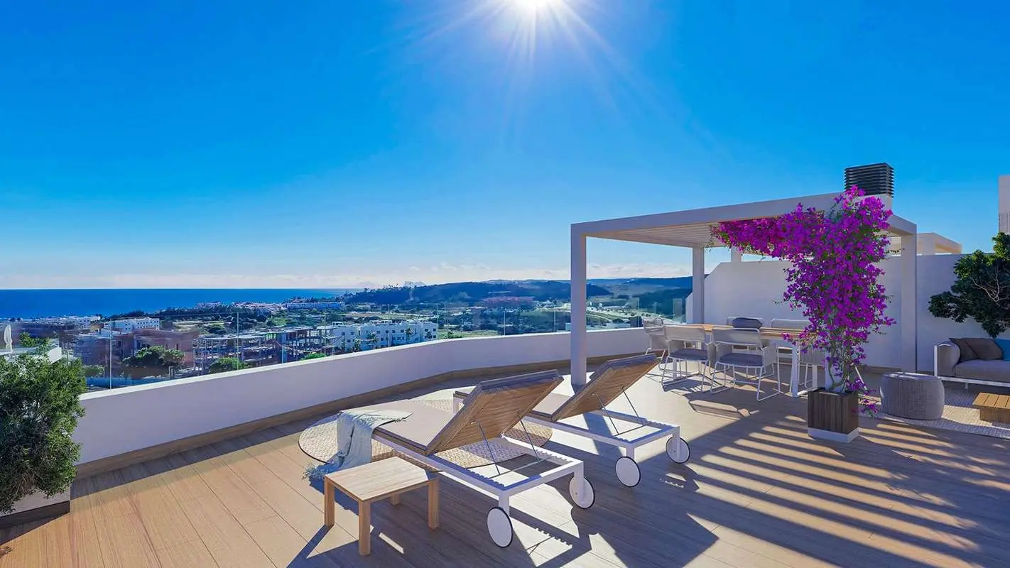 Penthouse z solarium w Esteponie