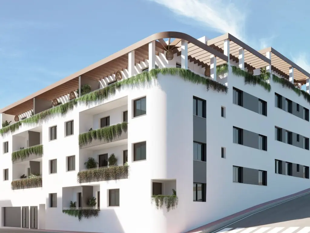 Nowe apartamenty z ogrodem w Mijas