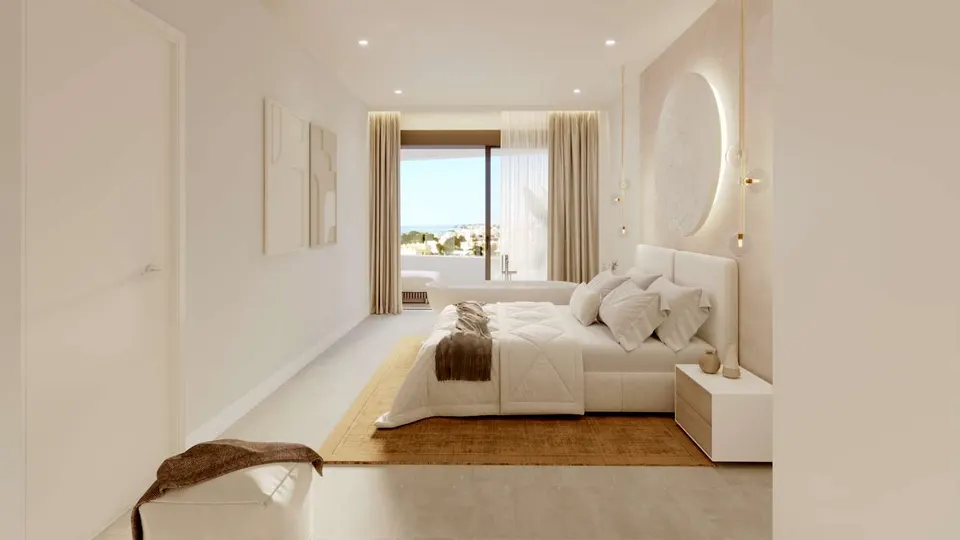 Apartamenty z widokiem na morze w Benalmádena Pueblo — zdjęcie