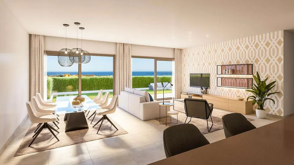 Apartament z solarium w Esteponie — zdjęcie
