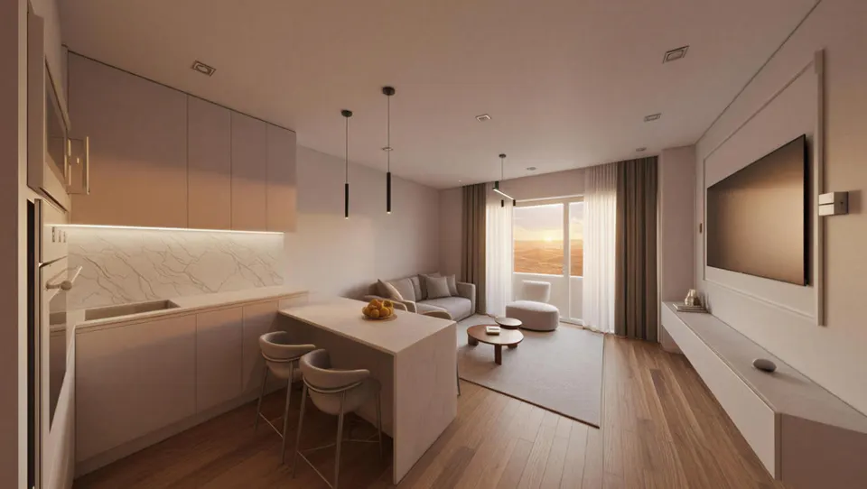 Apartamenty z widokiem na morze w Mijas — zdjęcie