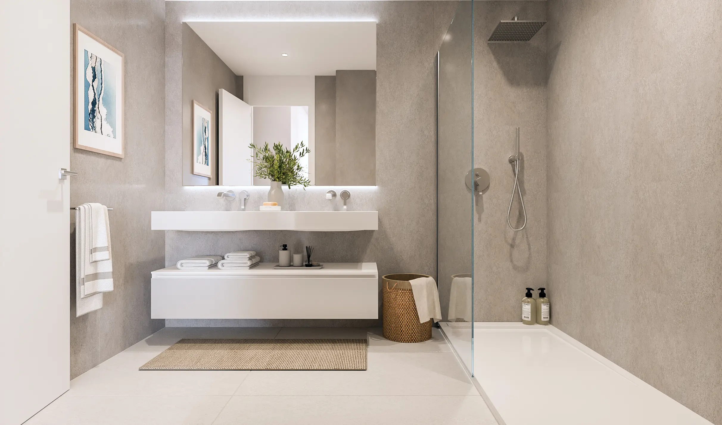 Apartamenty z widokiem na morze w Marbelli