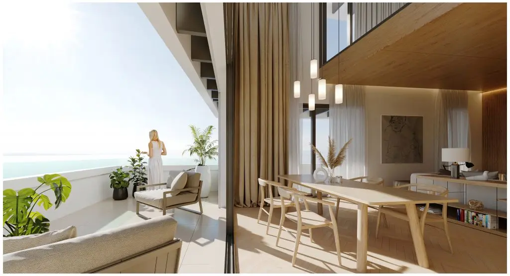 Apartamenty przy plaży w Maladze