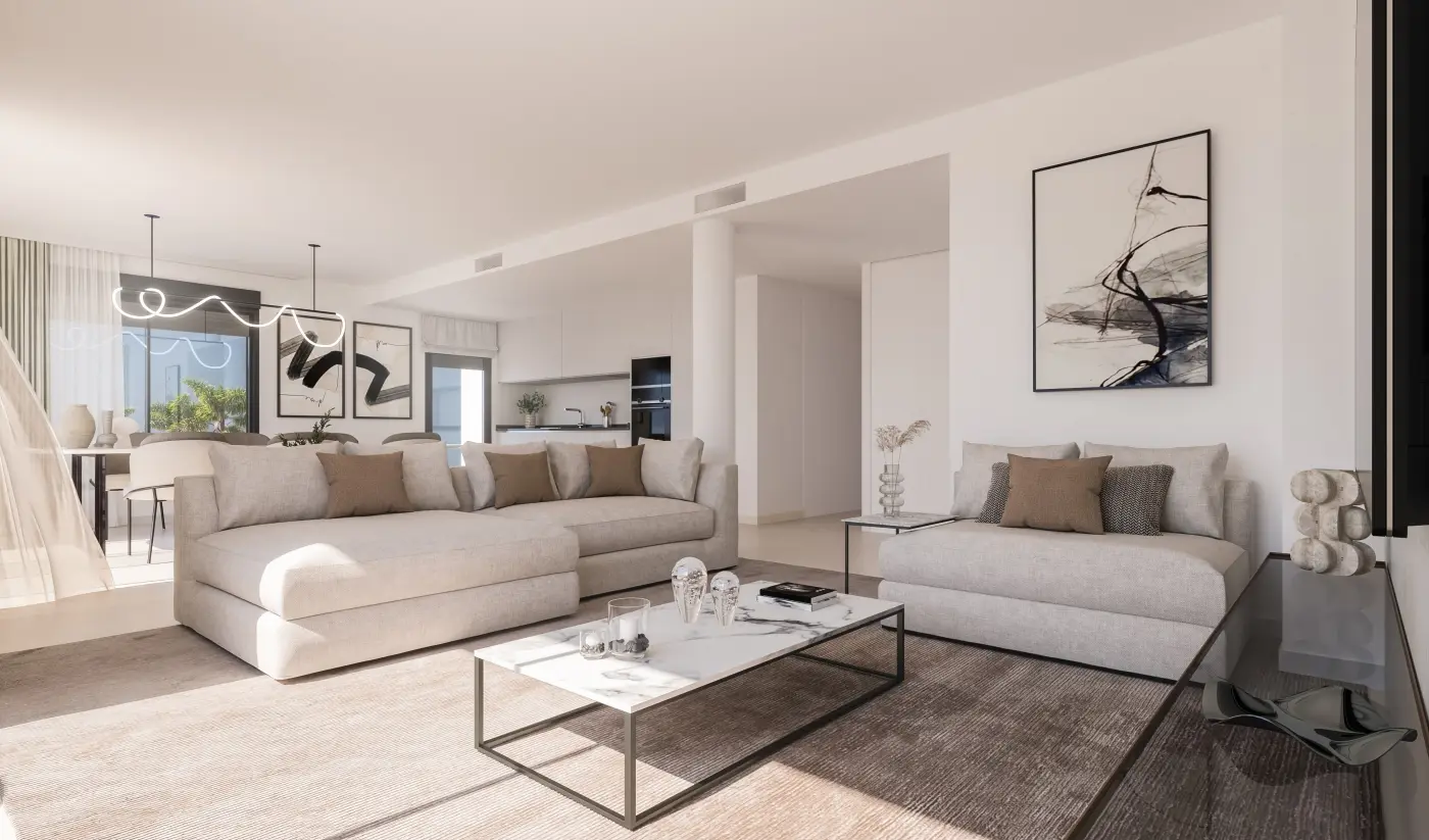 Apartamenty z widokiem na morze w Esteponie