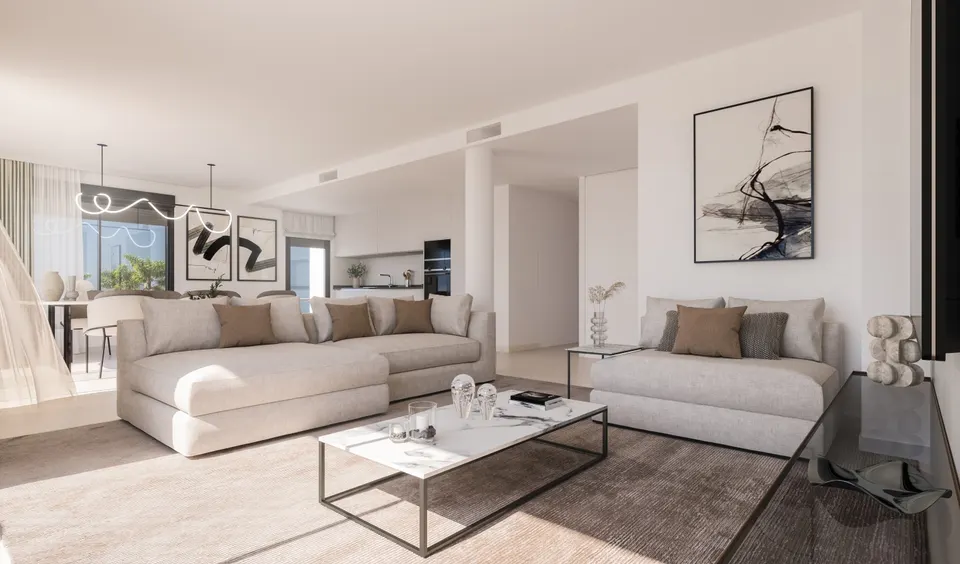 Apartamenty z widokiem na morze w Esteponie — zdjęcie