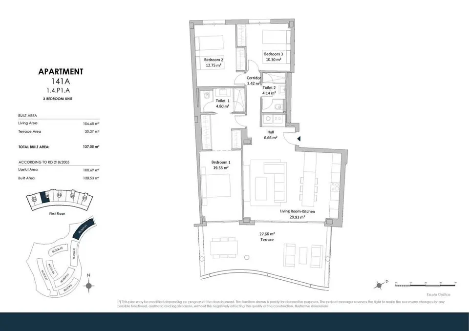 Apartament z tarasem w Fuengiroli — zdjęcie