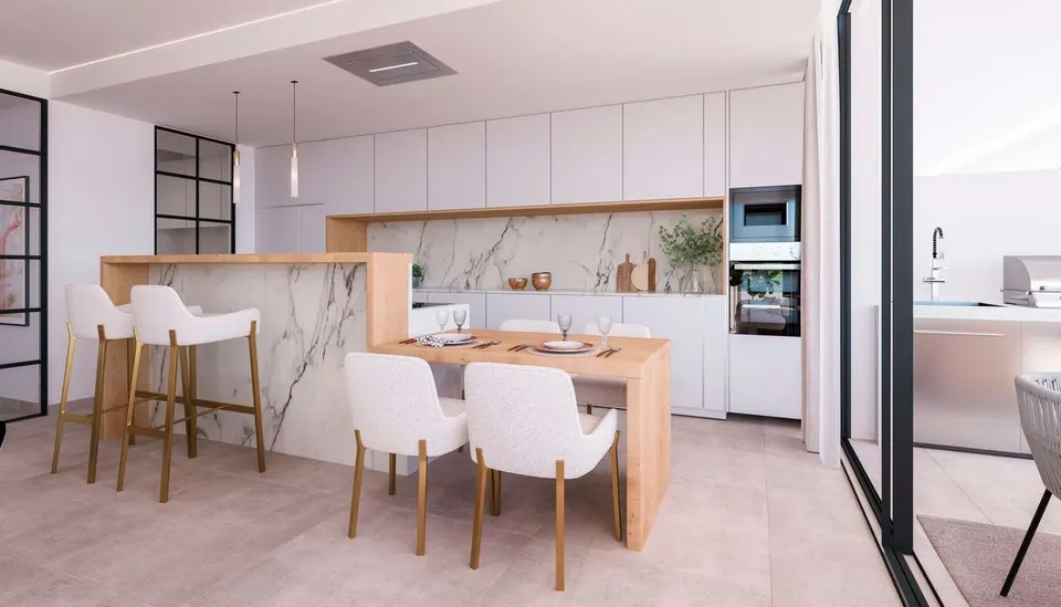 Apartament z widokiem na morze w Esteponie — zdjęcie