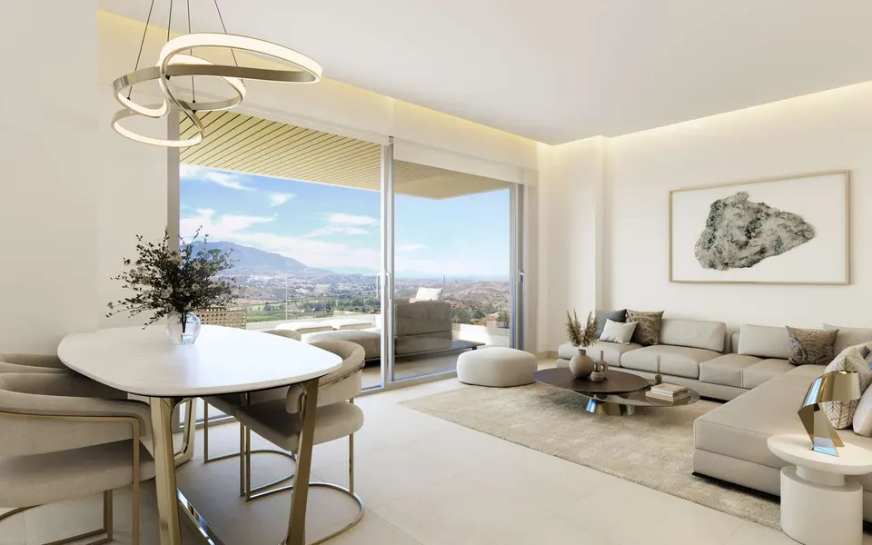 Penthouse z widokiem na morze w Mijas — zdjęcie