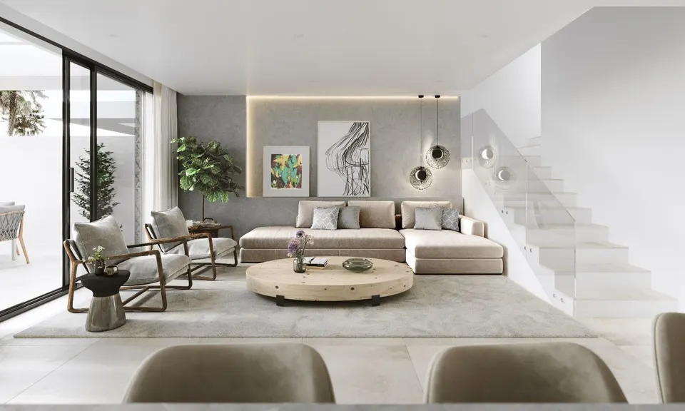 Apartamenty z basenem w Esteponie — zdjęcie