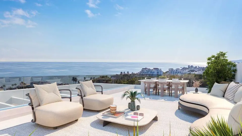 Apartament z bliskością plaż w Esteponie — zdjęcie