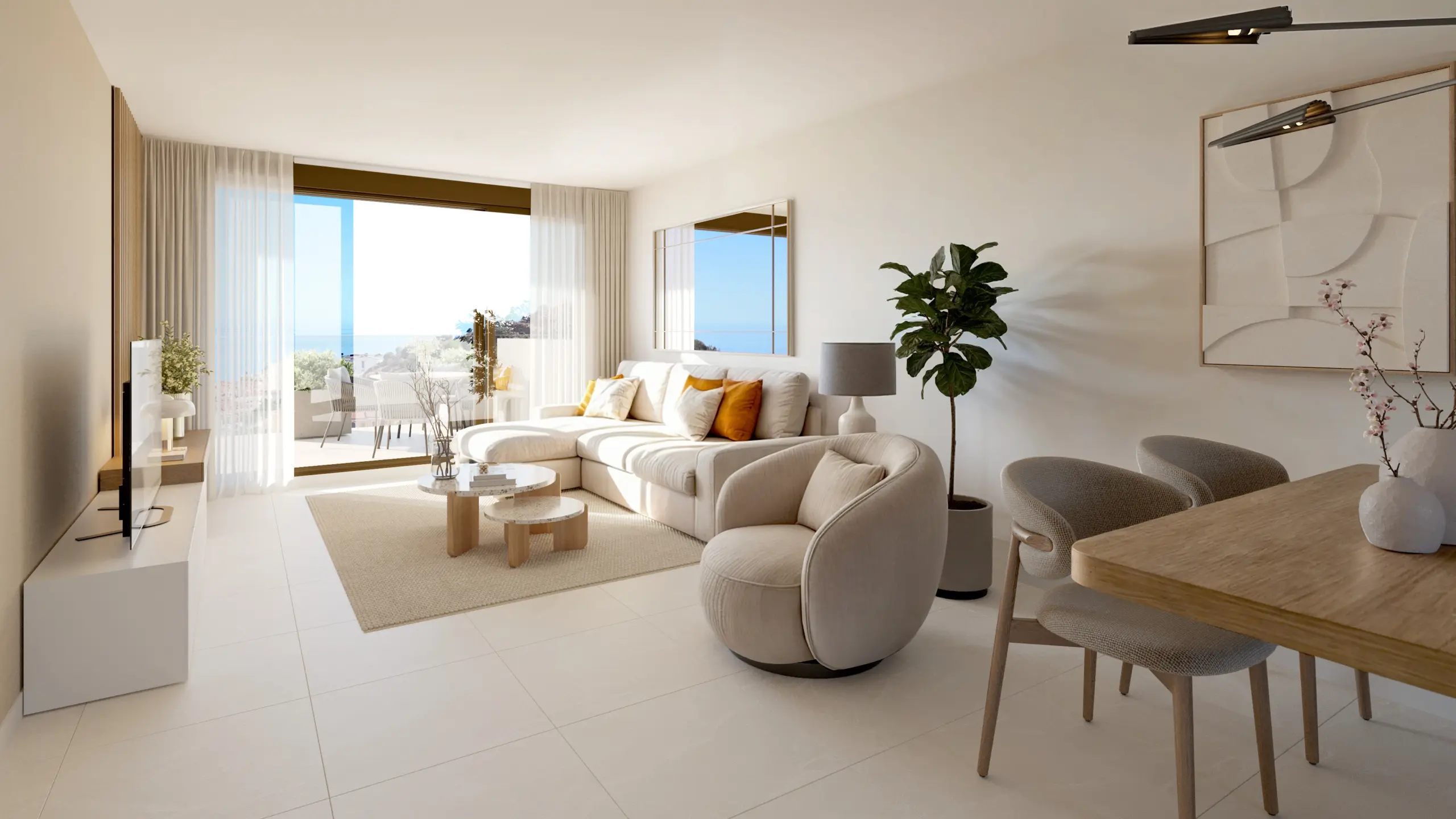 Apartamenty blisko plaży w Rincón de la Victoria