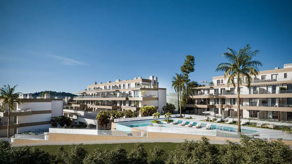 Apartamenty z widokiem na morze w Mijas Costa — zdjęcie