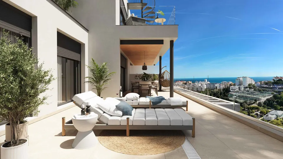 Apartamenty z basenem w Esteponie — zdjęcie