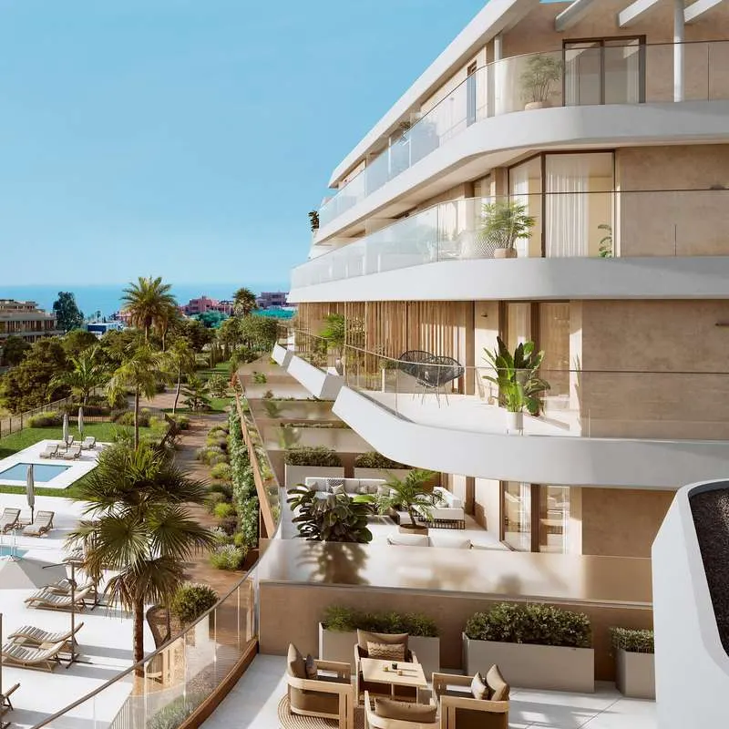 Penthouse blisko morza w Esteponie — zdjęcie