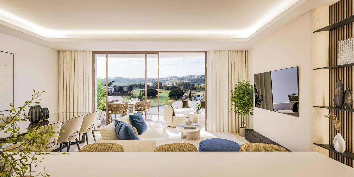 Apartament przy polu golfowym w Mijas
