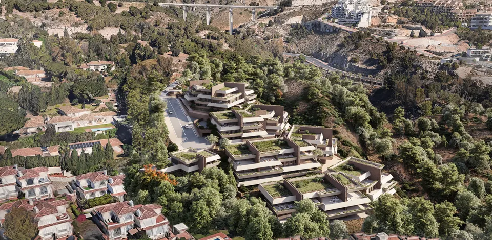 Apartamenty z widokiem na morze w Benalmádena — zdjęcie