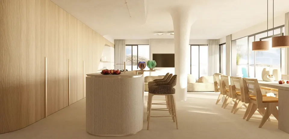 Apartamenty z widokiem na morze w Benalmádena Pueblo — zdjęcie