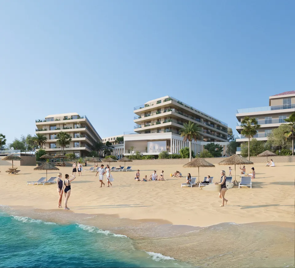 Apartamenty przy plaży w Manilvie — zdjęcie