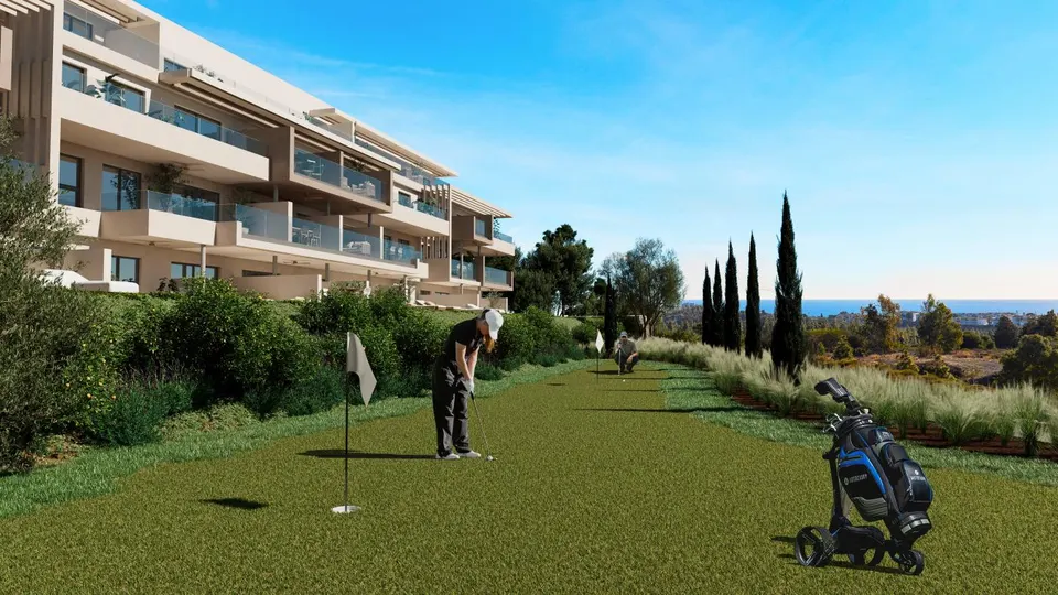 Apartamenty blisko pól golfowych w Mijas Costa — zdjęcie