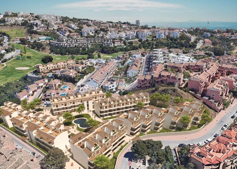 Apartamenty z widokiem w Mijas Costa — zdjęcie