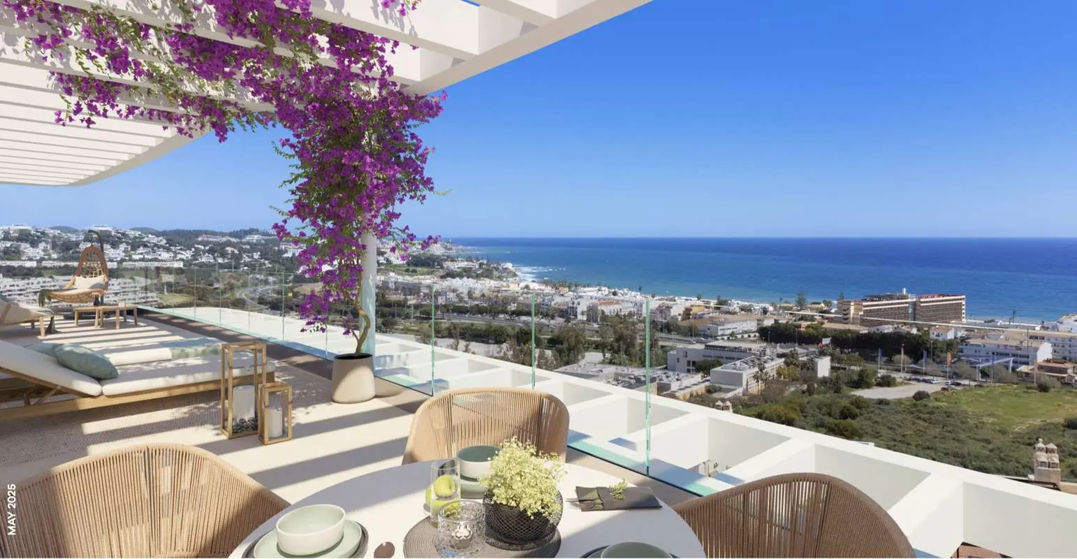 Apartamenty z widokiem na morze w Mijas Costa