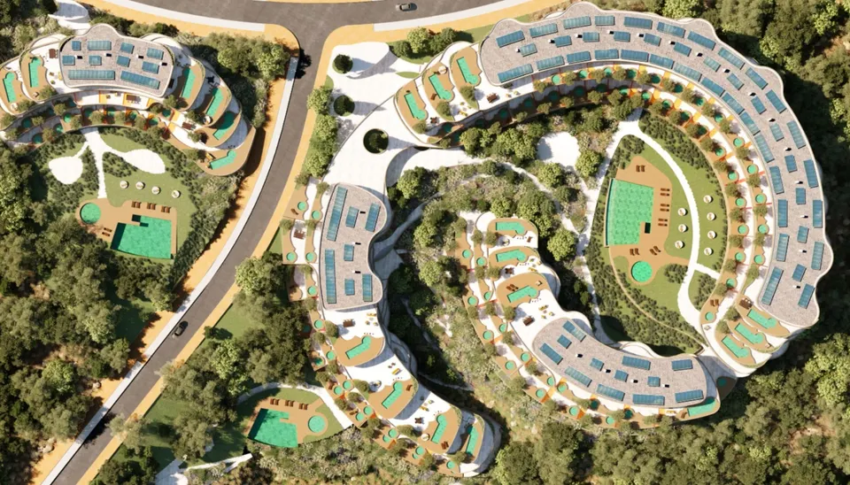 Apartamenty z widokiem na morze w Benalmádenie Pueblo — zdjęcie