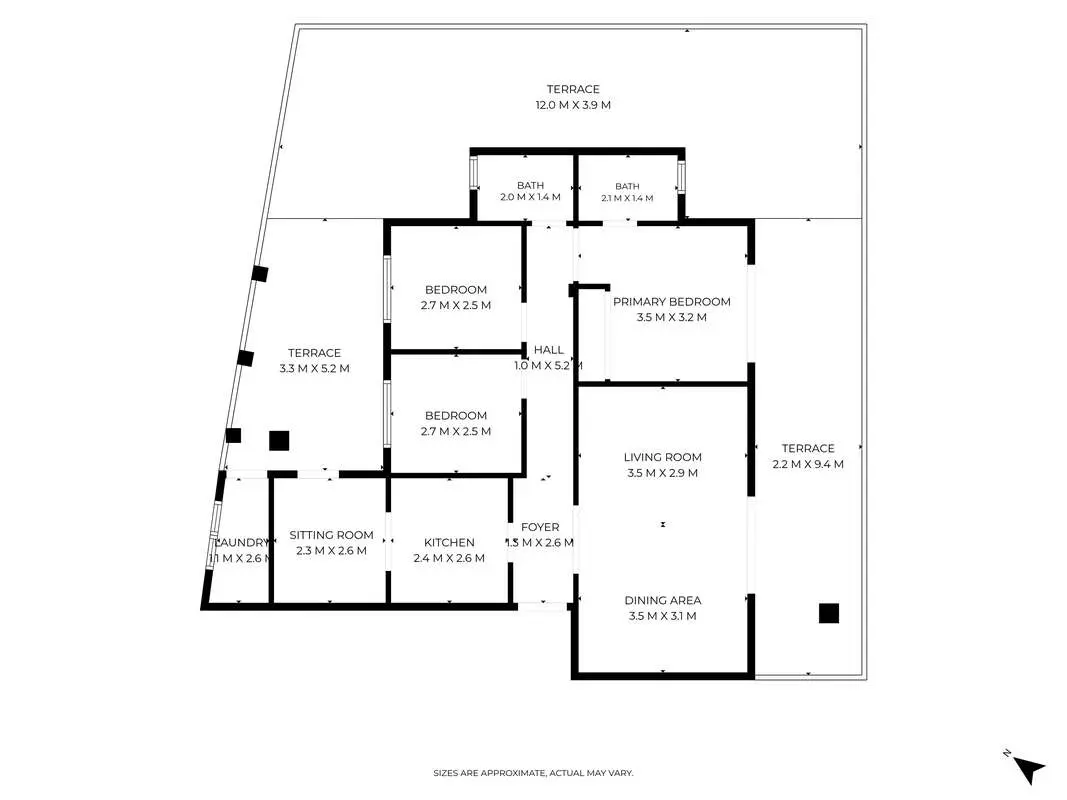 Penthouse z widokiem w Mijas