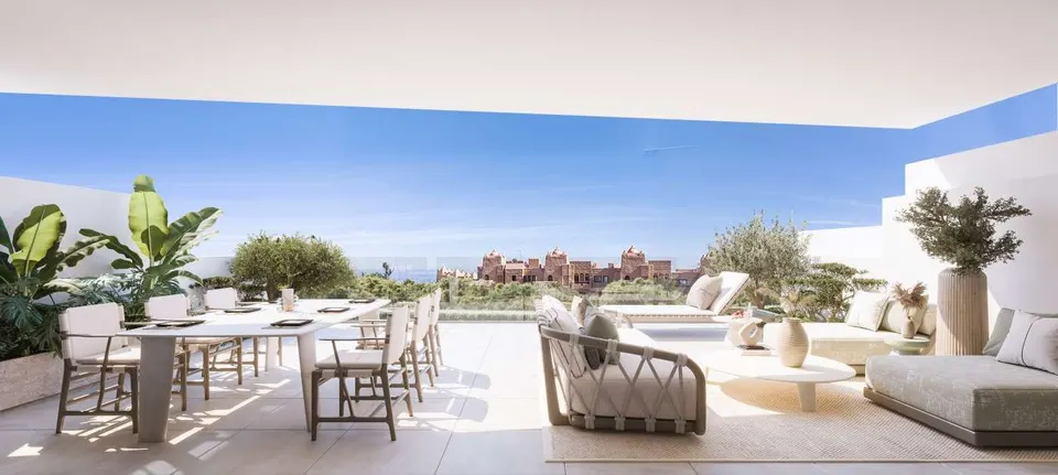 Penthouse z widokiem na morze w Manilvie — zdjęcie
