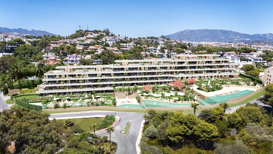 Apartamenty z widokiem na morze w Mijas Costa — zdjęcie