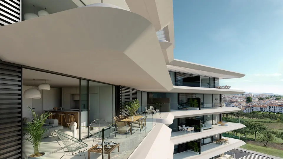 Apartamenty z widokiem w Esteponie — zdjęcie