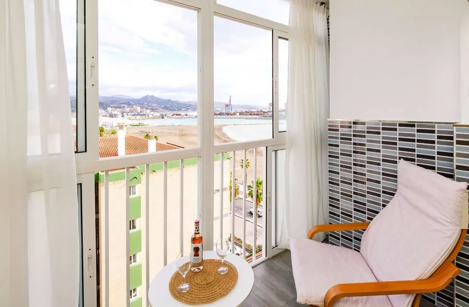 Apartament z widokiem na morze w Maladze — zdjęcie