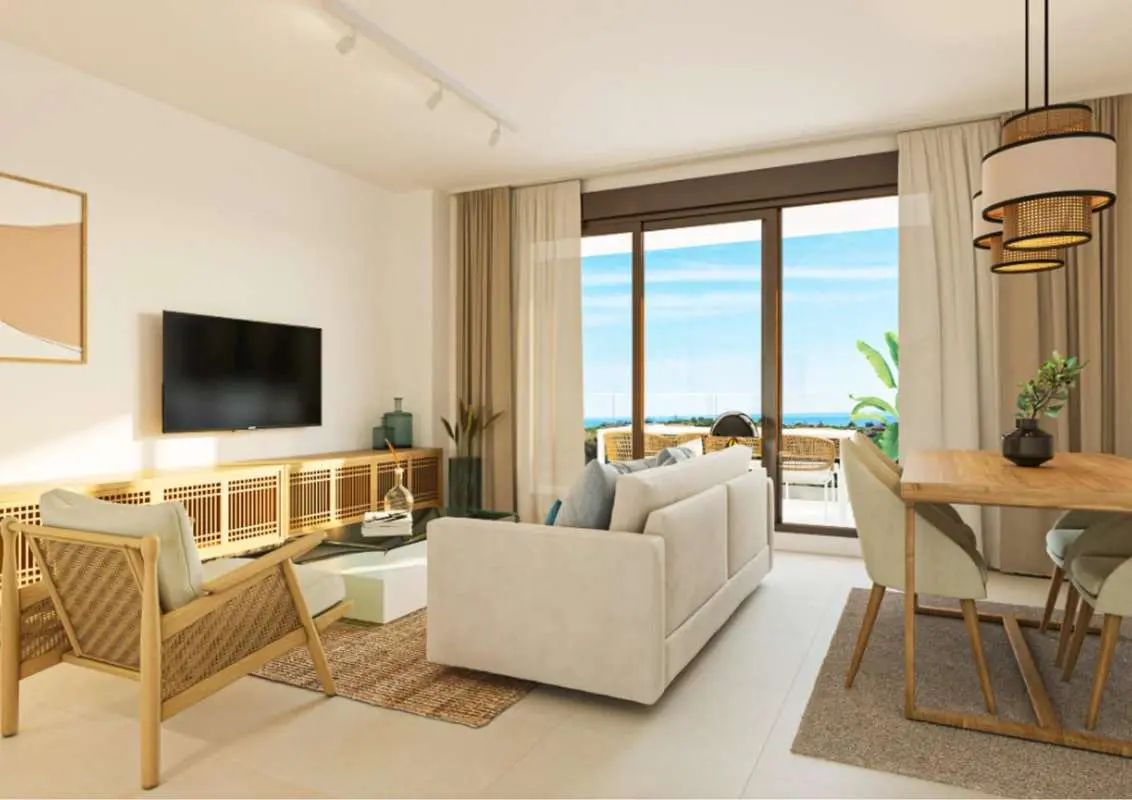 Apartament z widokiem na morze w Rincón de la Victoria