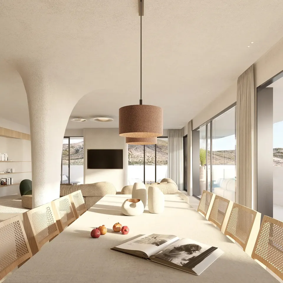 Apartamenty z widokiem na morze w Benalmádena Pueblo — zdjęcie