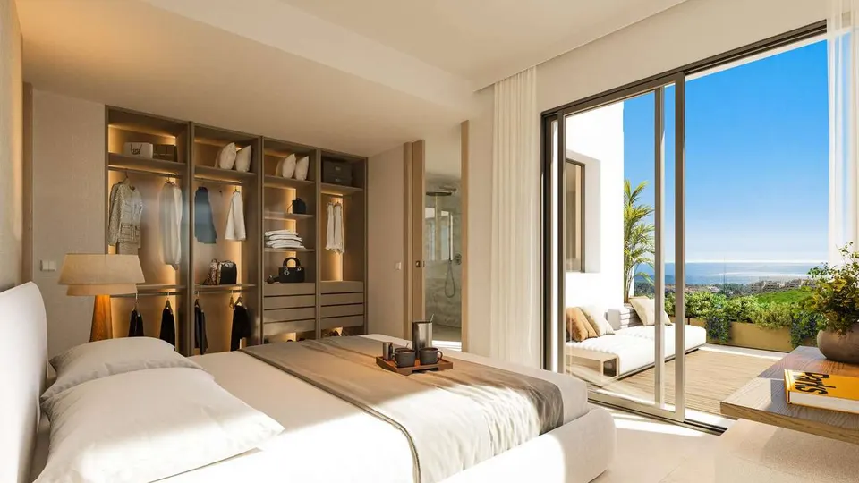 Penthouse z widokiem na morze w Mijas — zdjęcie