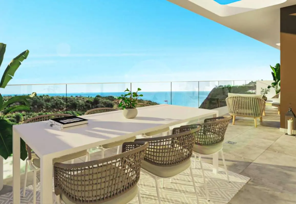 Apartament z widokiem na morze w Rincón de la Victoria