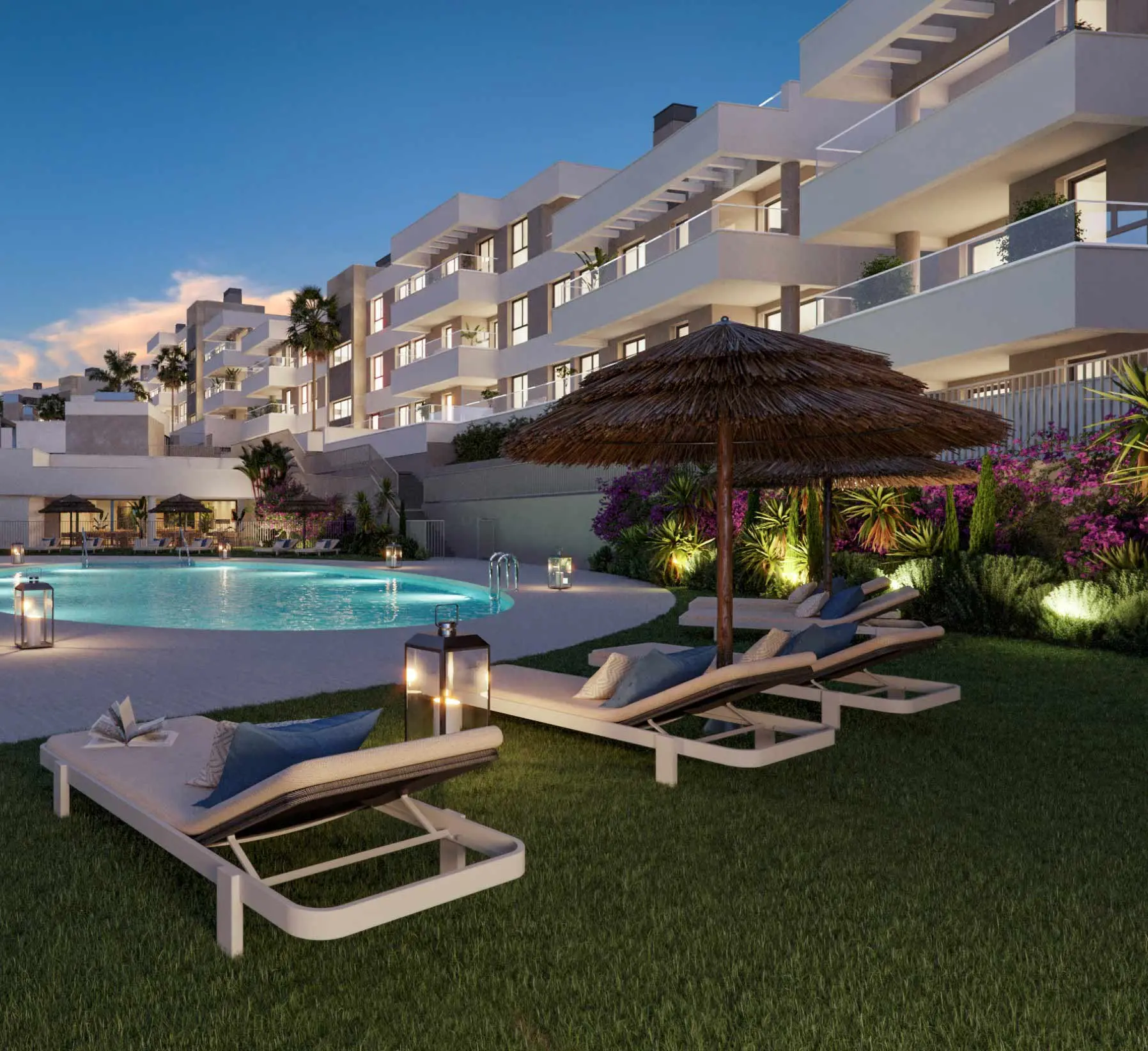 Apartamenty z basenem w Esteponie
