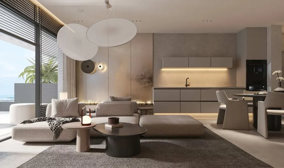 Apartamenty z basenem w Esteponie — zdjęcie