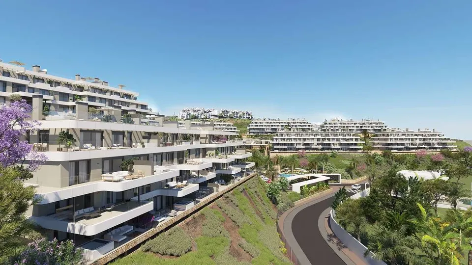 Apartament z widokiem na morze w Mijas — zdjęcie