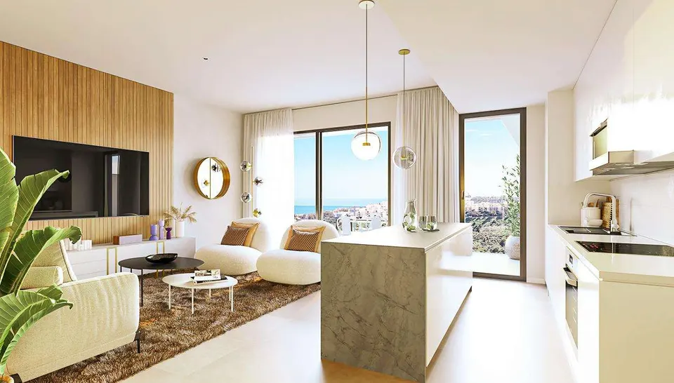 Apartament z prywatnym tarasem w Mijas — zdjęcie