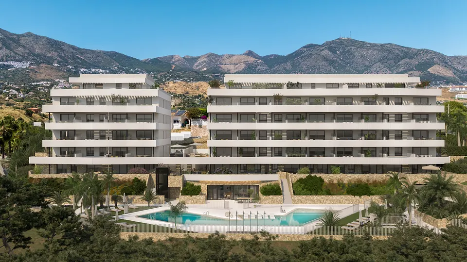 Apartamenty z basenem w Mijas — zdjęcie