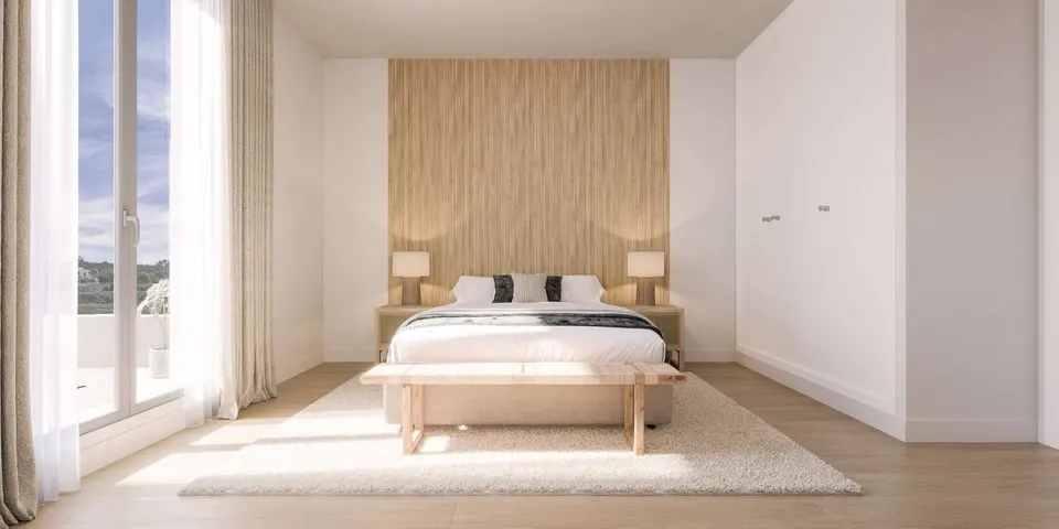 Penthouse z widokiem na morze w Manilvie — zdjęcie