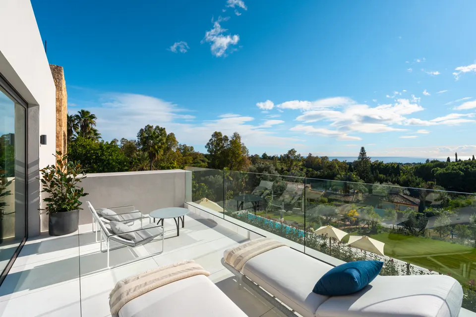 Willa z luksusowymi wnętrzami w Marbelli — zdjęcie