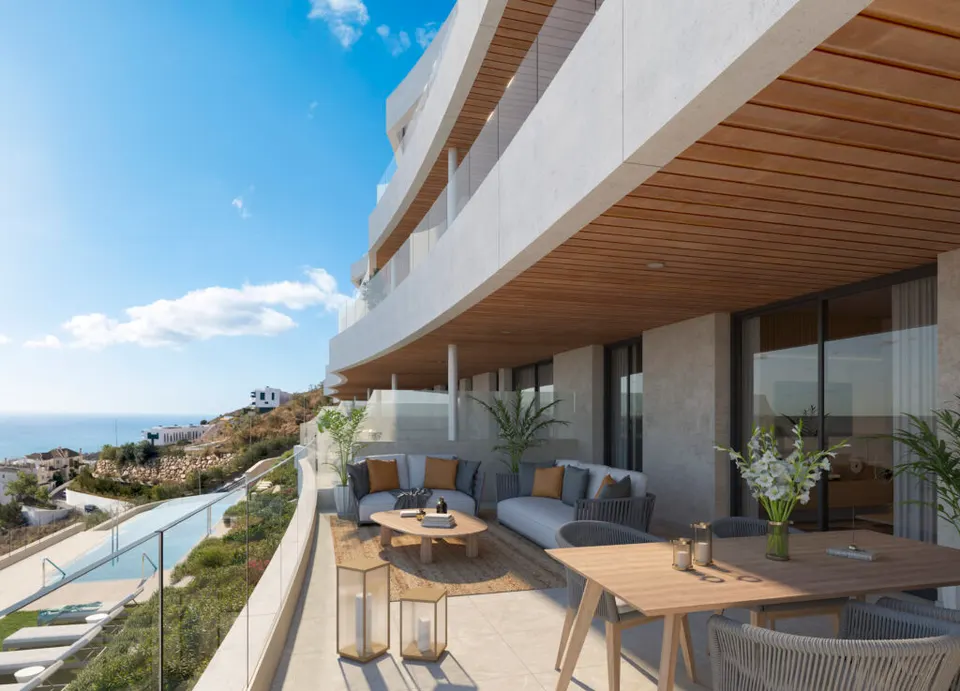 Apartamenty z tarasami w Rincón de la Victoria — zdjęcie