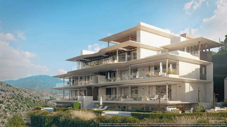 Penthouse z widokiem na morze w Benahavís — zdjęcie