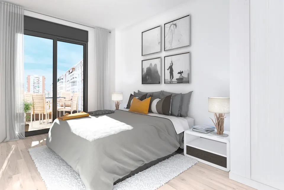 Apartamenty z basenem w Maladze — zdjęcie