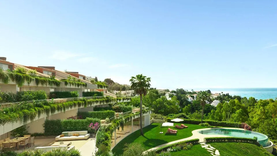 Penthouse z widokiem na morze w Benalmádena — zdjęcie