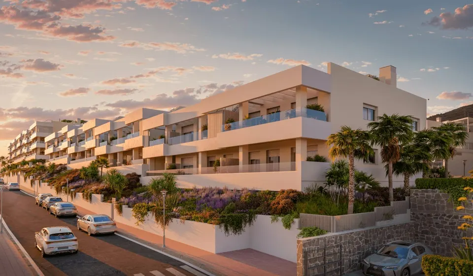 Apartamenty z widokiem na morze w Benalmádena — zdjęcie